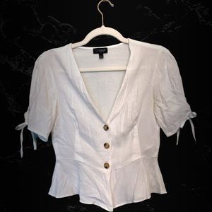 TopShop white blouse
